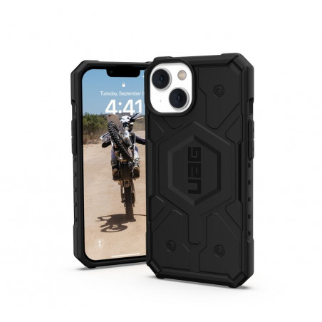 Apple iPhone 14 Plus Coque Urban Armor Gear Pathfinder Étui haut de gamme  MagSAFE  Noir