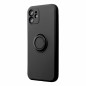 Samsung Galaxy A54 Coque Silicone ring Noir
