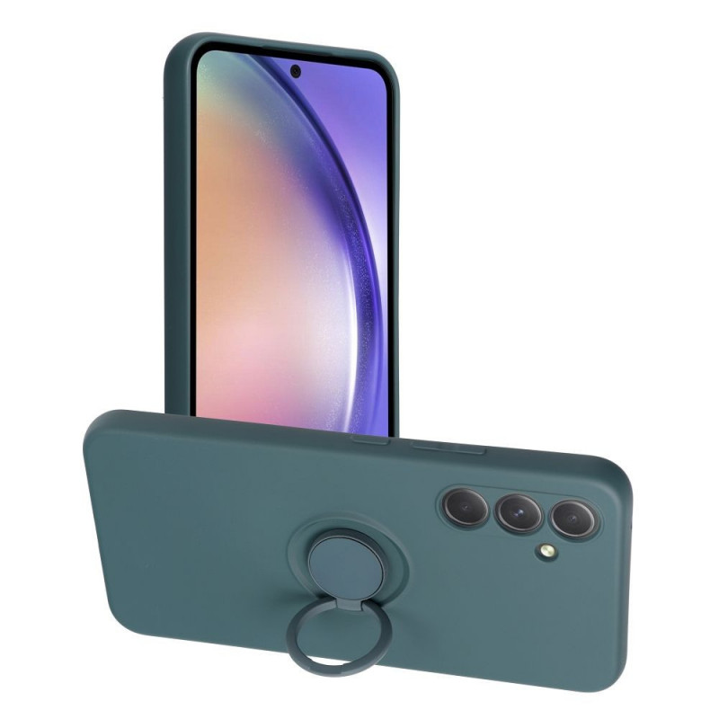 Samsung Galaxy A54 Coque Silicone ring Vert