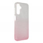 Samsung Galaxy A14 5G Coque Shining Transparent et rose