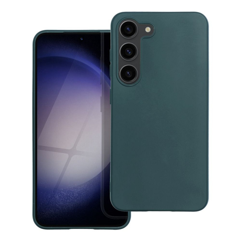 Samsung Galaxy S23 5G Coque MATT Vert foncé