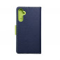 Samsung Galaxy A34 Portefeuilles Fancy Book Marine / Citron vert