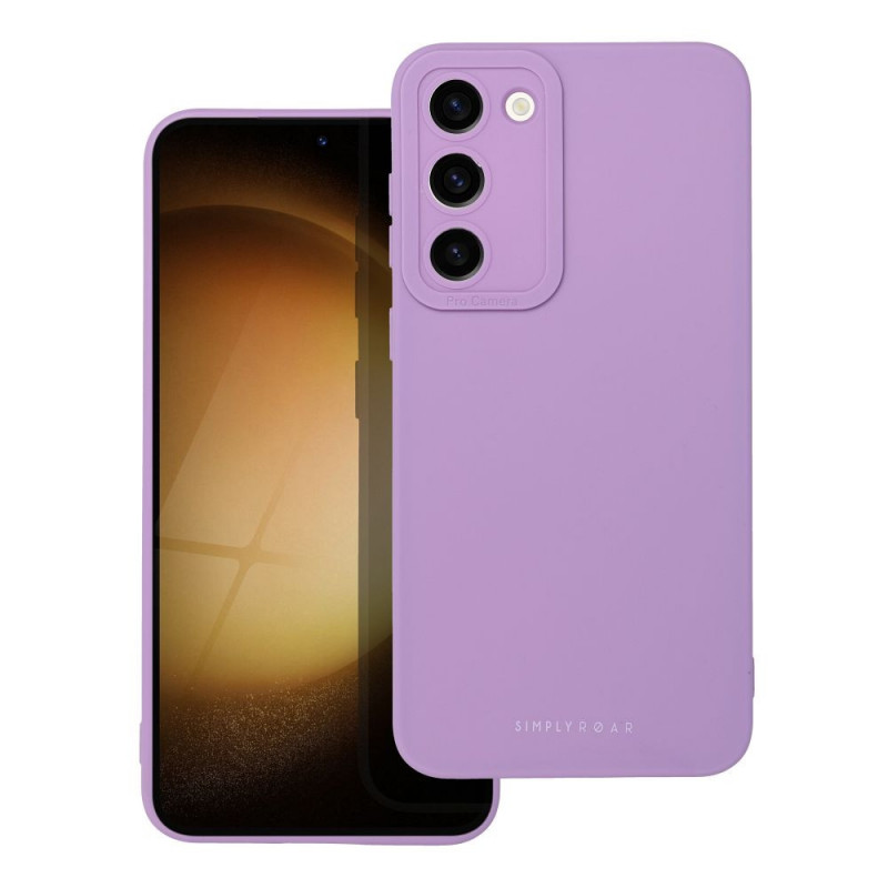 Samsung Galaxy S23 Plus 5G Coque Roar Luna Monochromatique, Élégant, Un accessoire esthétique  Violet (Violet)