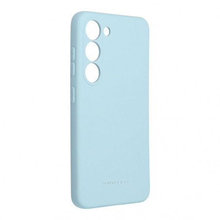 Samsung Galaxy S23 5G Coque Roar Space Monochromatique, Élégant  Bleu ciel