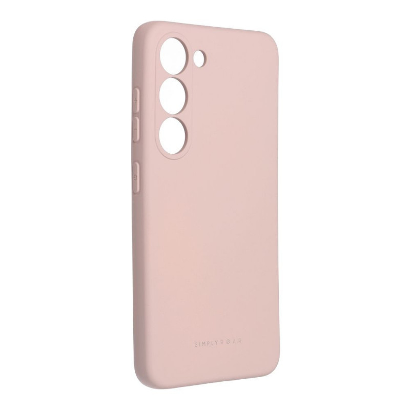 Samsung Galaxy S23 5G Coque Roar Space Monochromatique, Élégant  Rose