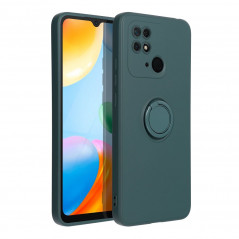 XIAOMI Redmi 10C Coque Silicone ring Vert