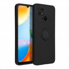 XIAOMI Redmi 10C Coque Silicone ring Noir