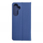 Samsung Galaxy A54 Portefeuilles LUNA Book Carbon Fibre de carbone, Élégant  Bleu