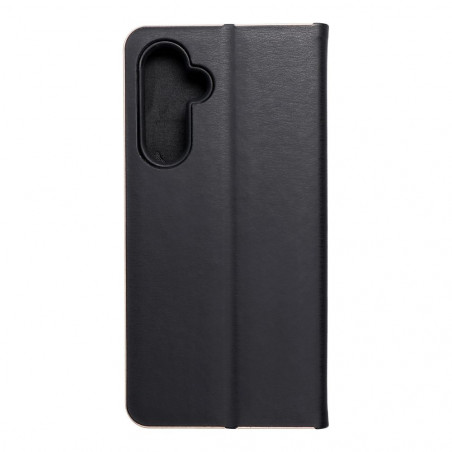 Samsung Galaxy A54 Portefeuilles LUNA Book Gold Élégant  Noir