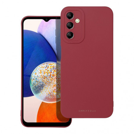 Samsung Galaxy A14 LTE Coque Roar Luna Monochromatique, Élégant, Un accessoire esthétique  Rouge