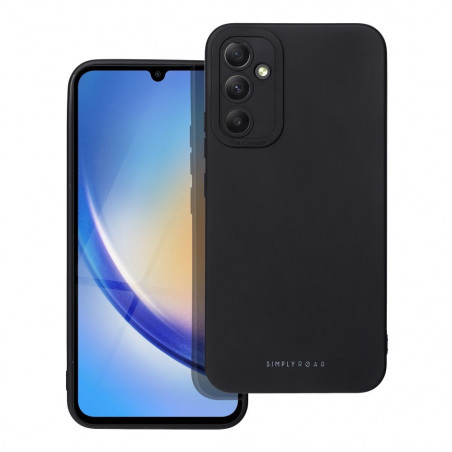 Samsung Galaxy A34 Coque Roar Luna Monochromatique, Élégant, Un accessoire esthétique  Noir