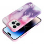 Apple iPhone 14 Pro Max Coque Leather Mag Cover Élégant  MagSAFE  Éclaboussure violette