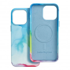 Apple iPhone 14 Pro Max Coque Leather Mag Cover Élégant  MagSAFE  Tâche de couleur