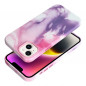 Apple iPhone 14 Plus Coque Leather Mag Cover Élégant  MagSAFE  Éclaboussure violette