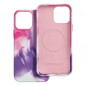Apple iPhone 13 Pro Max Coque Leather Mag Cover Élégant  MagSAFE  Éclaboussure violette