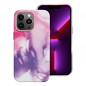 Apple iPhone 13 Pro Coque Leather Mag Cover Élégant  MagSAFE  Éclaboussure violette