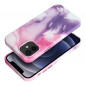 Apple iPhone 12 Coque Leather Mag Cover Élégant  MagSAFE  Éclaboussure violette