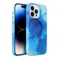 Apple iPhone 12 Coque Leather Mag Cover Élégant  MagSAFE  Éclaboussure bleue