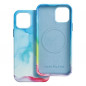 Apple iPhone 12 Coque Leather Mag Cover Élégant  MagSAFE  Tâche de couleur