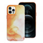 Apple iPhone 12 Pro Max Coque Leather Mag Cover Élégant  MagSAFE  Éclaboussure d'orange