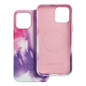 Apple iPhone 12 Pro Max Coque Leather Mag Cover Élégant  MagSAFE  Éclaboussure violette