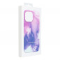 Apple iPhone 12 Pro Max Coque Leather Mag Cover Élégant  MagSAFE  Éclaboussure violette
