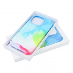 Apple iPhone 12 Pro Max Coque Leather Mag Cover Élégant  MagSAFE  Tâche de couleur