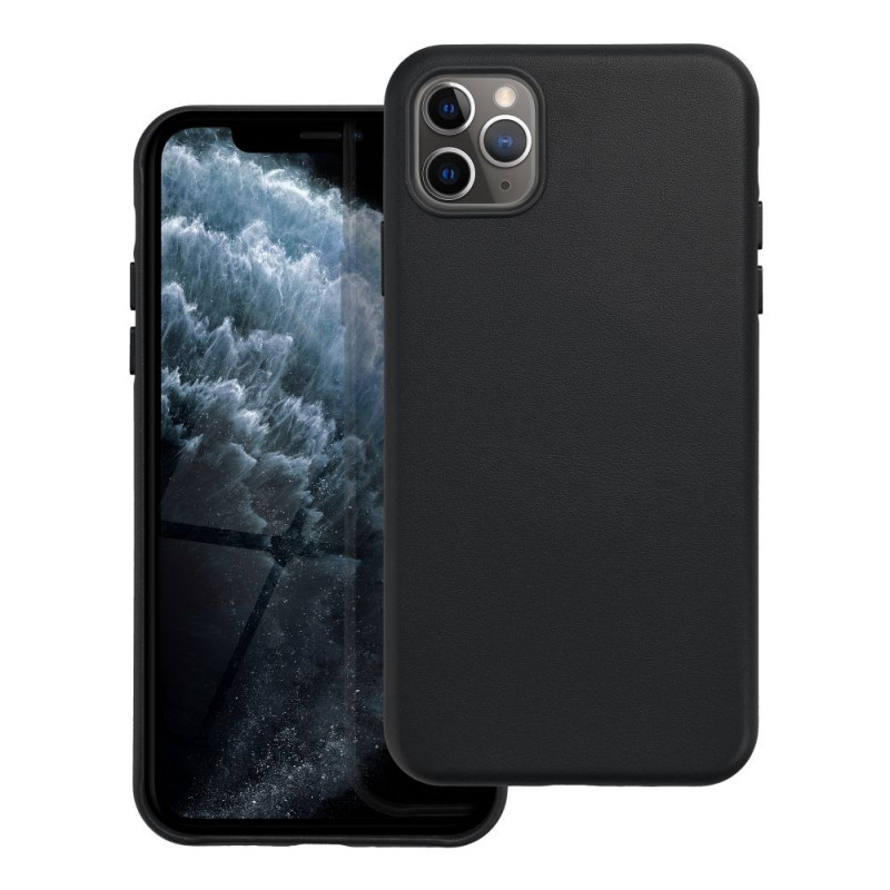 Apple iPhone XS Max Coque Leather Mag Cover Élégant  MagSAFE  Noir