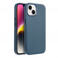 Apple iPhone 14 Coque Leather Mag Cover Élégant  MagSAFE  Bleu indigo