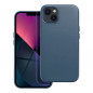 Apple iPhone 13 Coque Leather Mag Cover Élégant  MagSAFE  Bleu indigo