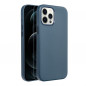 Apple iPhone 12 Pro Max Coque Leather Mag Cover Élégant  MagSAFE  Bleu indigo