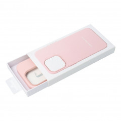 Apple iPhone 13 Pro Coque Leather Mag Cover Élégant  MagSAFE  Rose sable