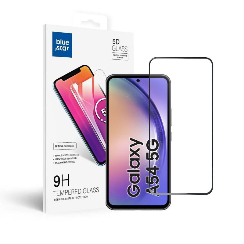 Samsung Galaxy A54 Verre trempé Blue Star 9H Transparent