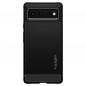 Google Pixel 6 Coque Spigen Armor Fibre de carbone, Élégant  Noir