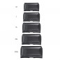 Samsung Galaxy A51 LTE Etui universel, Étuis horizontaux, Étui de ceinture ROYAL Crazy Horse Noir 