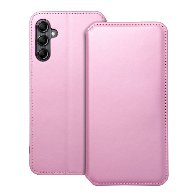 Samsung Galaxy A14 5G Portefeuilles Dual Pocket book Rose clair 