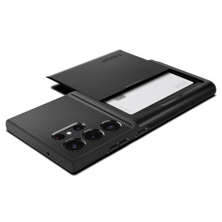 Samsung Galaxy S23 Ultra 5G Coque Spigen Slim Armor CS Noir