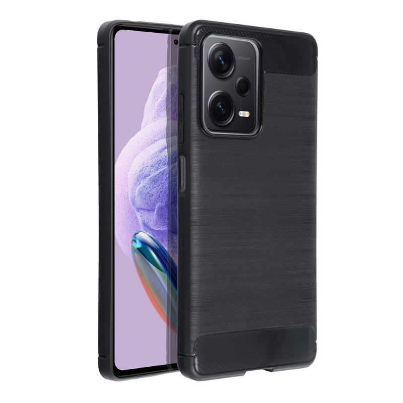 XIAOMI Redmi Note 12 Pro Plus 5G Coque Carbon Élégant  Noir