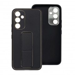 Samsung Galaxy A54 Coque LEATHER Case Kickstand Noir