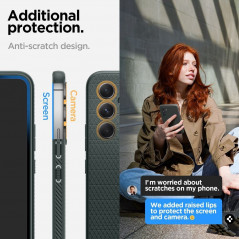 Samsung Galaxy A54 Coque Spigen  Liquid Air Vert abysses