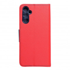 Samsung Galaxy A14 LTE Portefeuilles Fancy Book Rouge / Marine