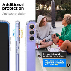 Samsung Galaxy A54 Coque Spigen Ultra Hybrid Clair comme du cristal  Transparent