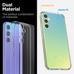 Samsung Galaxy A34 Coque Spigen Ultra Hybrid Clair comme du cristal  Transparent