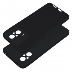 XIAOMI Redmi 12C Coque Silicone Élégant  Noir