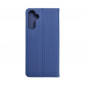 Samsung Galaxy A14 LTE Portefeuilles LUNA Book Carbon Fibre de carbone, Élégant  Bleu