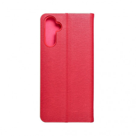 Samsung Galaxy A14 LTE Portefeuilles LUNA Book Gold Élégant  Rouge