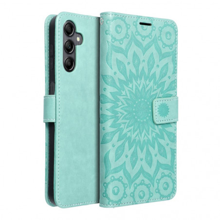 Samsung Galaxy A14 LTE Portefeuilles MEZZO Book Mandala  Vert