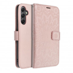 Samsung Galaxy A34 Portefeuilles MEZZO Book Mandala  Or rose