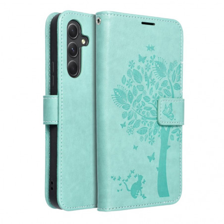 Samsung Galaxy A54 Portefeuilles MEZZO Book Arbre  Vert