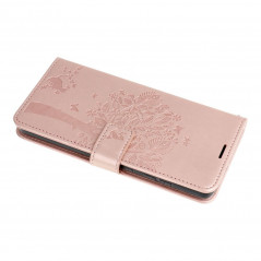 Samsung Galaxy A54 Portefeuilles MEZZO Book Arbre  Or rose